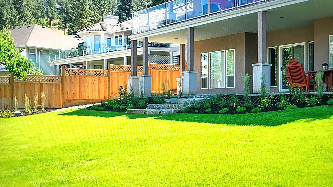 Sod installation fresh lawn Kelowna